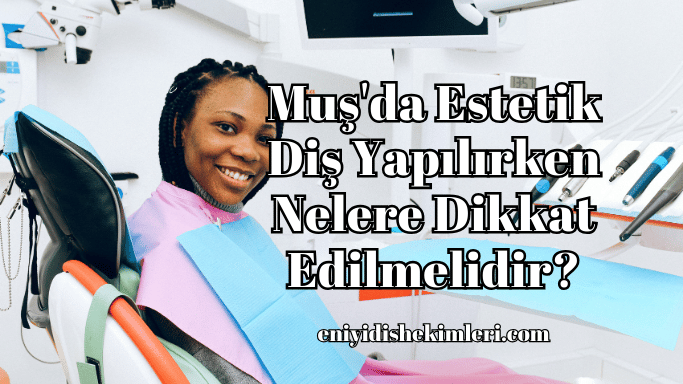 Muş'da Estetik Diş Yapılırken Nelere Dikkat Edilmelidir?