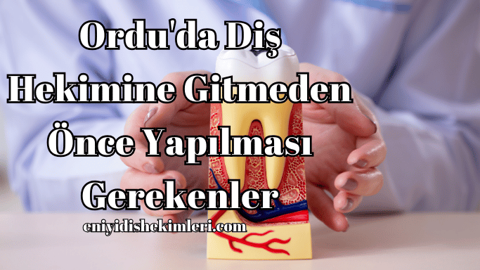 Ordu'da Diş Hekimine Gitmeden Önce Yapılması Gerekenler