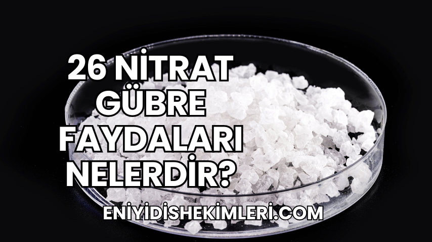 26 Nitrat Gübre Faydaları Nelerdir?