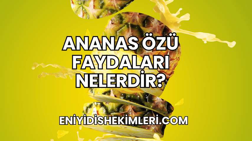 Ananas Özü Faydaları Nelerdir?