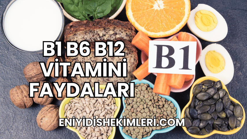 B1 B6 B12 Vitamini Faydaları