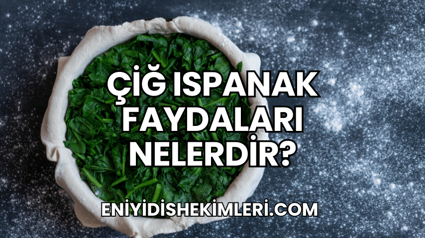 Çiğ Ispanak Faydaları Nelerdir?