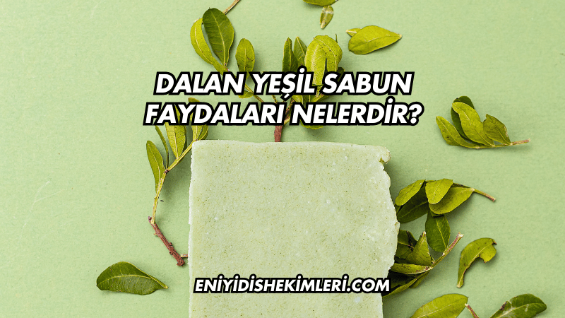 Dalan Yeşil Sabun Faydaları Nelerdir?