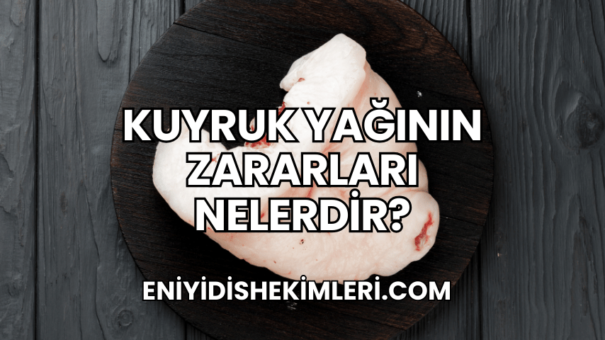 Kuyruk Yağının Zararları Nelerdir?