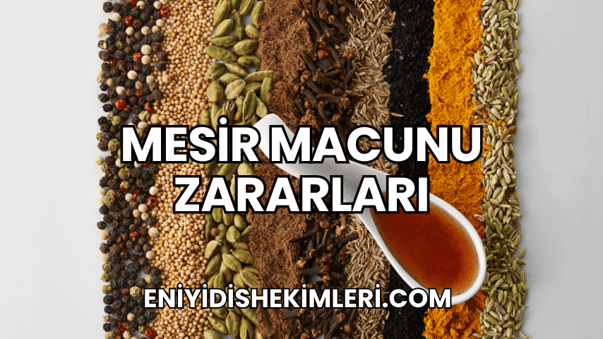 Mesir Macunu Zararları