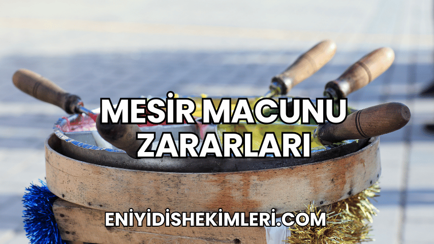 Mesir Macunu Zararları