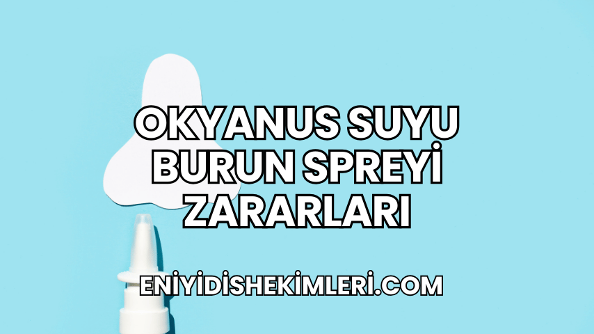 Okyanus Suyu Burun Spreyi Zararları