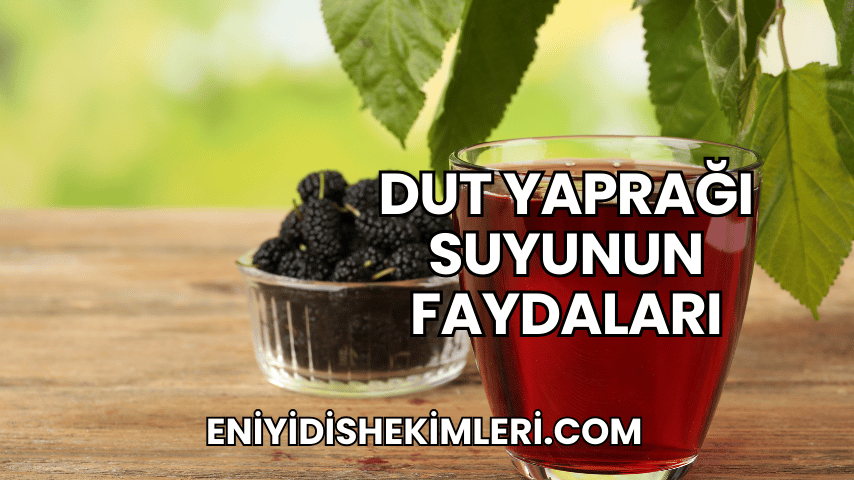 Dut Yaprağı Suyunun Faydaları