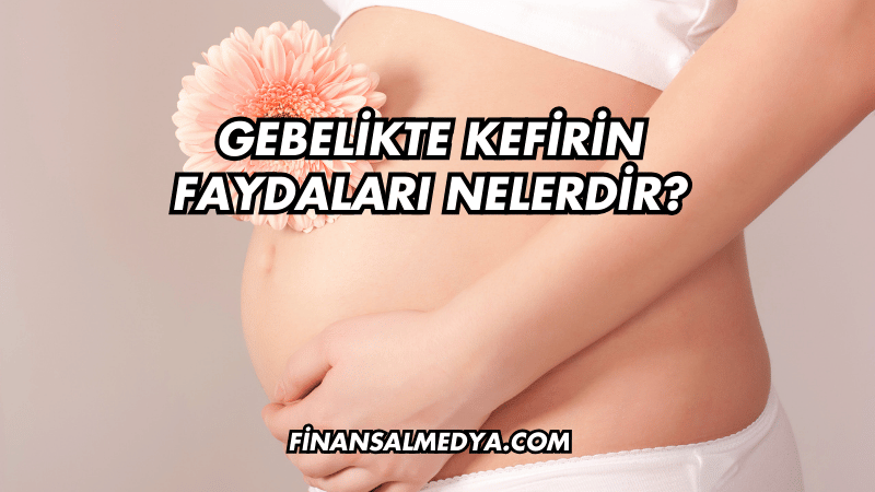 Gebelikte Kefirin Faydaları Nelerdir?