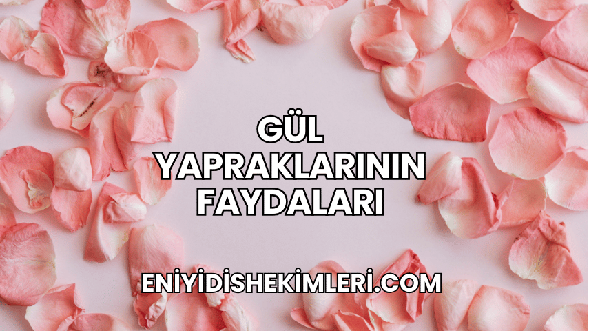 Gül Yapraklarının Faydaları