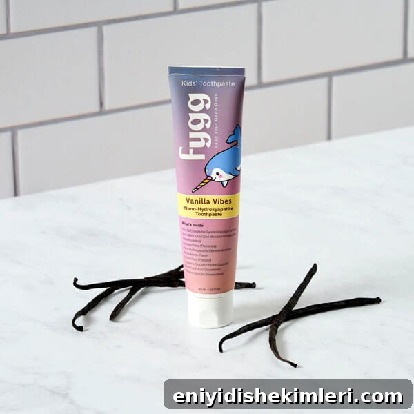 Top Non-Toxic Toothpastes for Babies: 5 Safe Picks for Parents 3 Fygg Vanilla Vibes Toothpaste